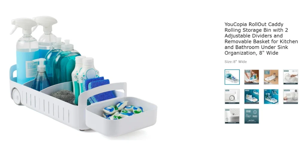 YouCopia RollOut Caddy — Best for Easy Access