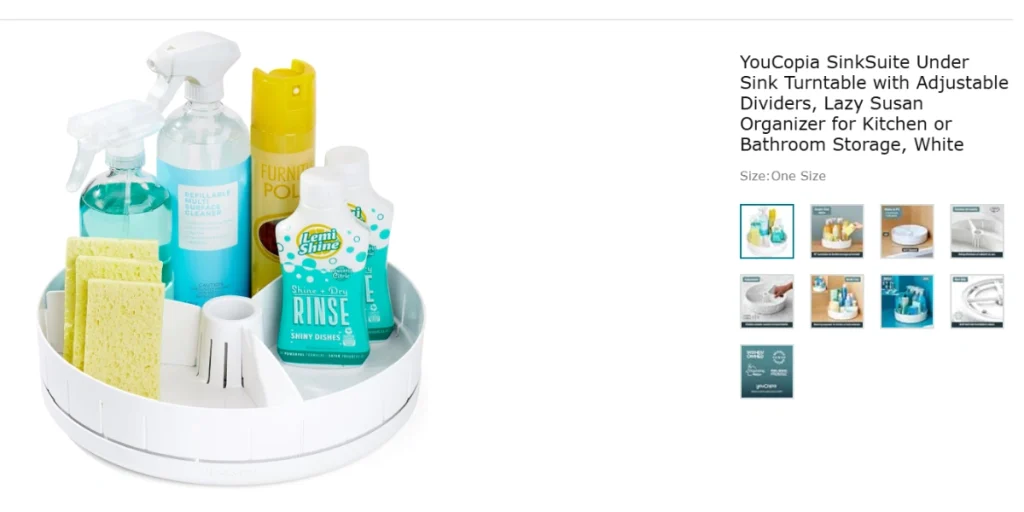 YouCopia SinkSuite — Best for Cleaning Supplies