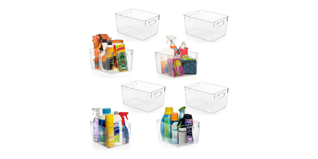 1. ClearSpace Clear Plastic Storage Bins — Best Overall