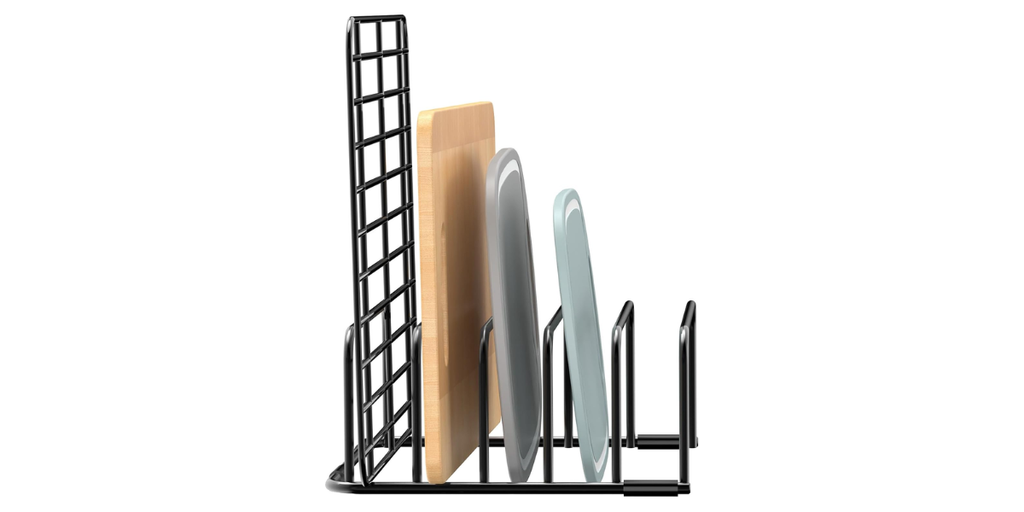 1. Fikoksol Cutting Board Organizer and Baking Sheet Rack — Best Overall