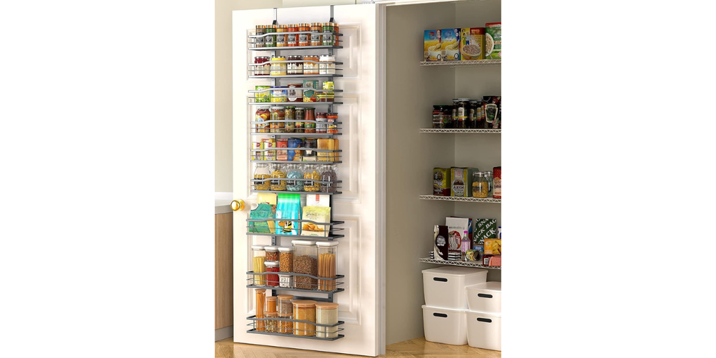 3. Moforoco 9-Tier Over The Door Pantry Organizer — Best for Maximum Vertical Storage