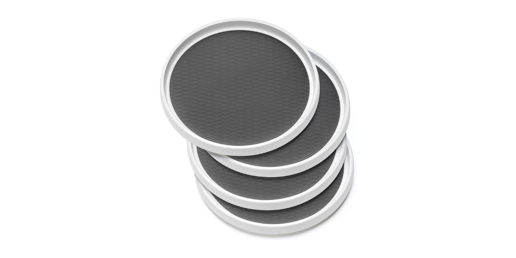 4. Set of 4 Non-Skid 10 Inch Lazy Susan Organizers: Best Value Set