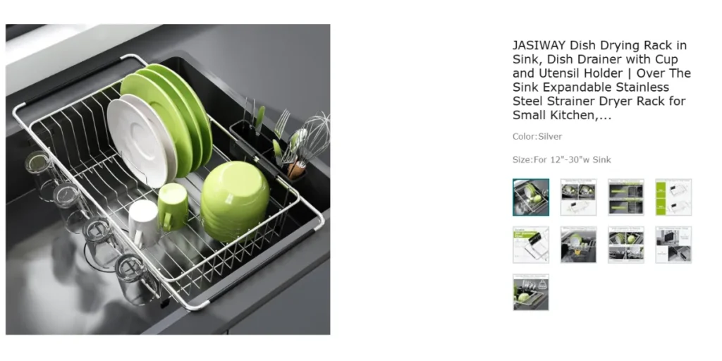 JASIWAY Dish Drying Rack — Best Overall