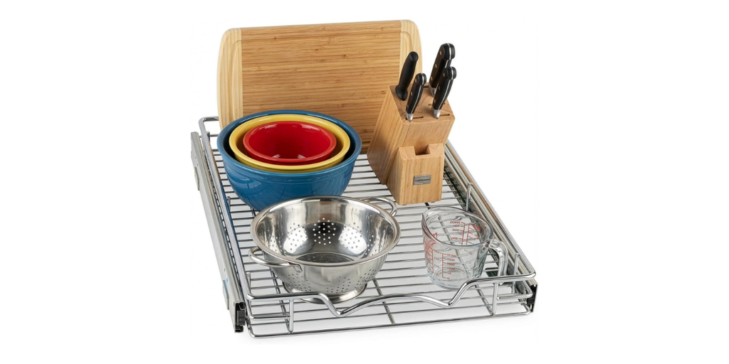 1. HOLDN' STORAGE Pull Out Cabinet Organizer — Best Overall