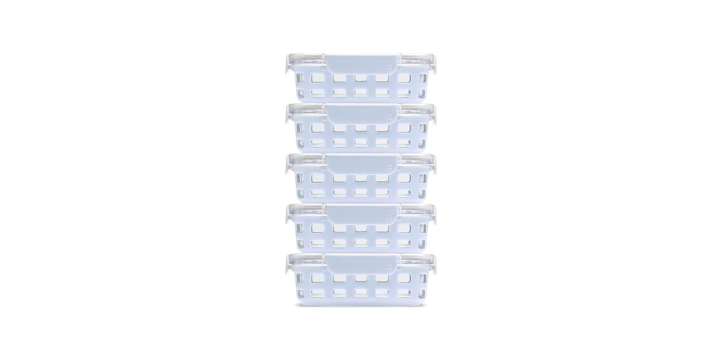 1. Ello Duraglass 3.4 Cup Meal Prep Containers — Best Overall