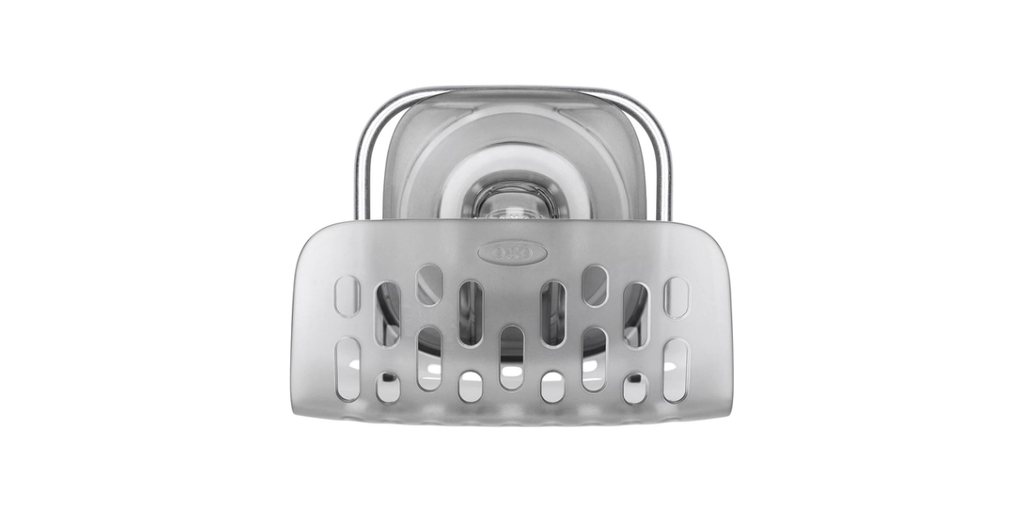 2. OXO Good Grips StrongHold Suction Sponge Holder: Best for Small Sinks