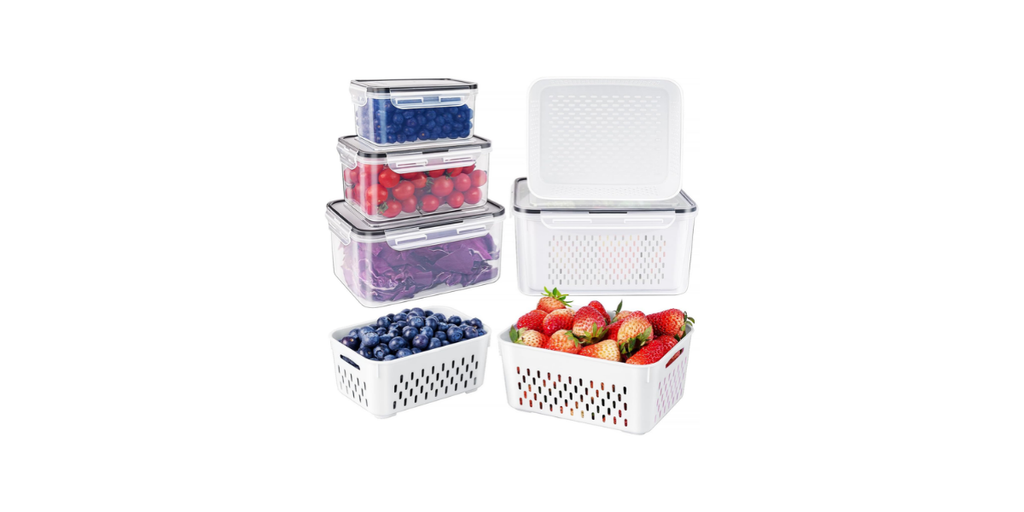 3. Freshmage Fruit Storage Containers: Best for Produce