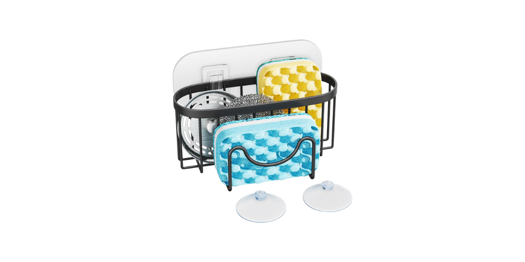 4. HapiRm Multifunctional Sponge Holder: Best for Flexible Installation