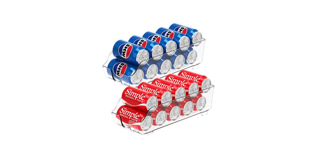 4. Simple Houseware Soda Can Organizer: Best for Drinks