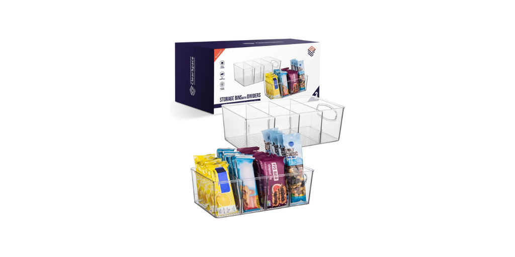 5. ClearSpace Pantry Organization and Storage Bins: Best for Grouping Small Items