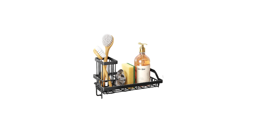 5. Consumest Sponge Holder for Kitchen Sink: Best with Removable Drip Tray
