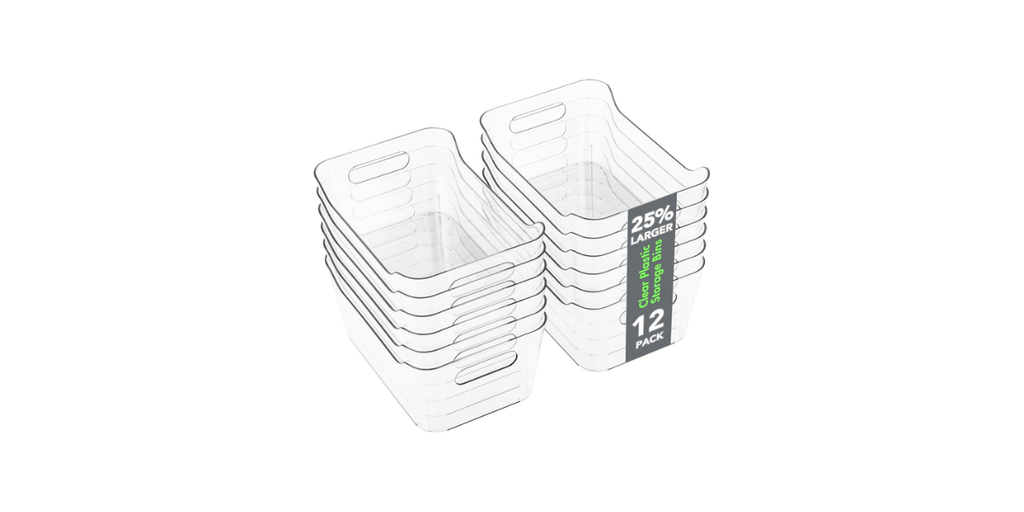 5. Tiawudi Plastic Storage Bins: Best for Small Food Items